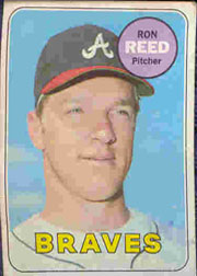 1969 Topps Baseball Cards      177     Ron Reed